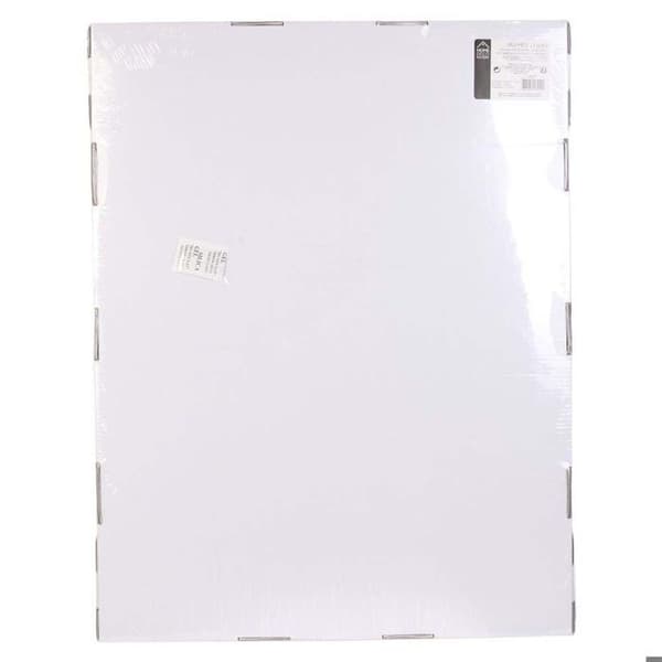 Pêle-mêle i trä för 12 foton - L 44 x P 3 x H 58 cm - Vit och beige