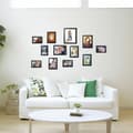 Miniatyrbild 2 av 6: Relaxdays fotramar, set av 12, olika storlekar 15x10, 18x13, 20x15, 25x20 cm, vägg, svart