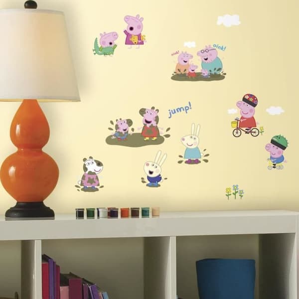 RUMSTUDIO Peppa Pig Multi-Element Flytbar vinyldekoration