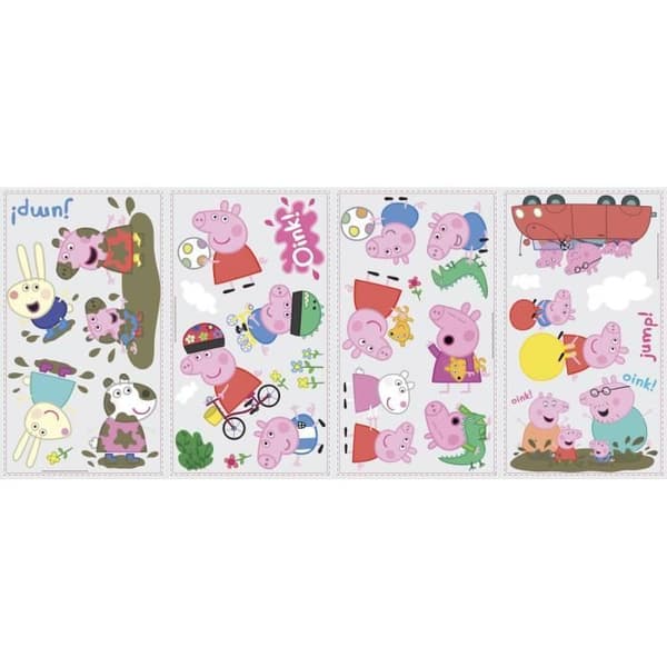 RUMSTUDIO Peppa Pig Multi-Element Flytbar vinyldekoration