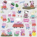 Miniatyrbild 1 av 4: RUMSTUDIO Peppa Pig Multi-Element Flytbar vinyldekoration