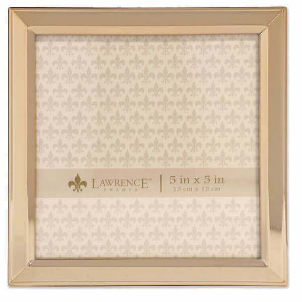 Lawrence ramar fotoram - 750355 - Klassisk fasad fotoram i guldmetall 12,7 x 12,7 cm