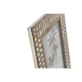 Miniatyrbild 2 av 3: Fotoram Home ESPRIT Vit Naturell Glas Mangoträ Blomster Indier 31,5 x 2 x 36,5 cm