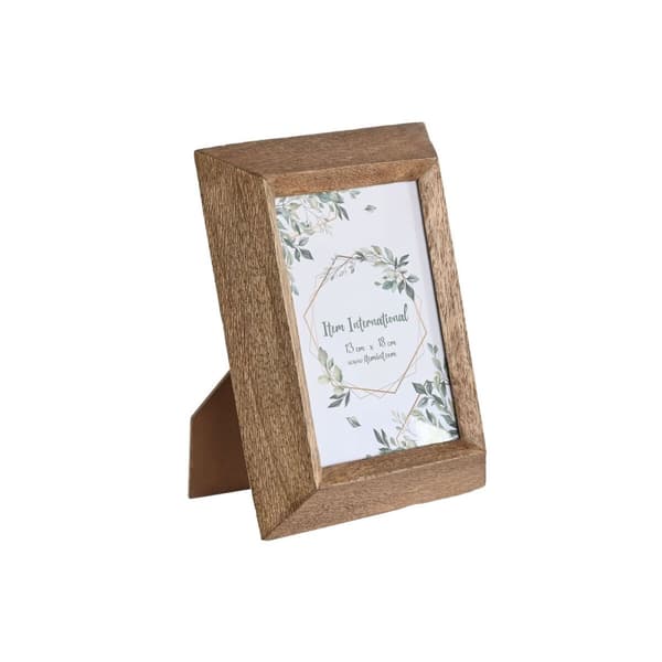 Fotoram Home ESPRIT Naturell Glas Mangoträ Berg