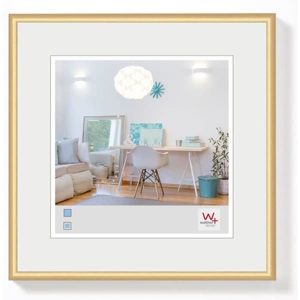 Plastram - New Lifestyle - 20x20 cm - Guldfärg - Väggdekoration - 1 foto
