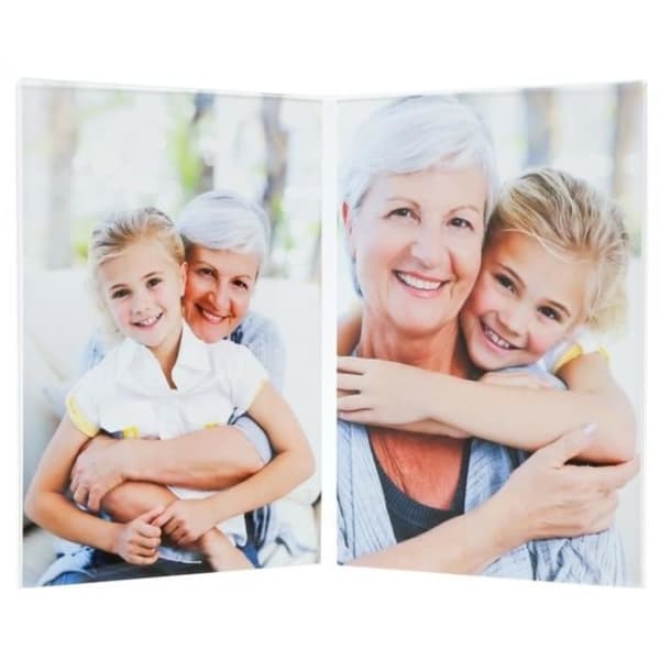 Multiview fotoram Deknudt Dyptique Transparent - Plexi - Vertikal 10,5x10,5 Transparent