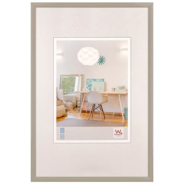Plastram - New Lifestyle - 30x40 cm - Grå färg - Modern design - Rektangulär