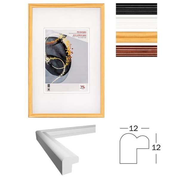 Fotoram - Välj - 20x30 cm - Brunt trä - Akrylglas - Väggdekoration