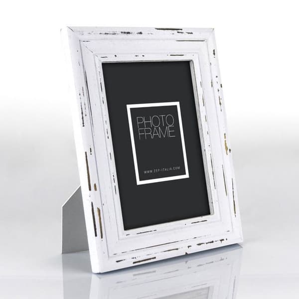 Zep SY946W Fotoram i trä 10x15 cm Rivoli Vit, Beige, 10 cm x 15 cm