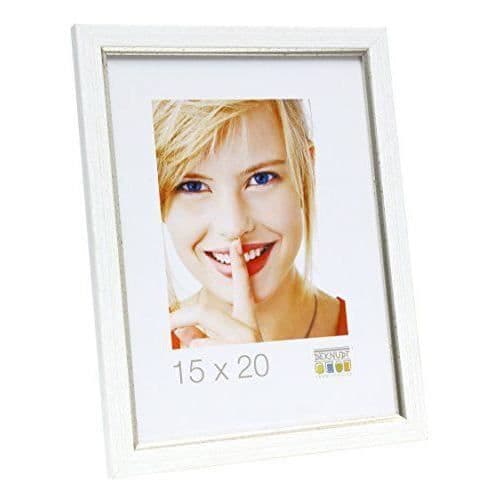 Deknudt fotoramar, harts, vit, 10 x15 cm - S46AF1 10.0X15.0