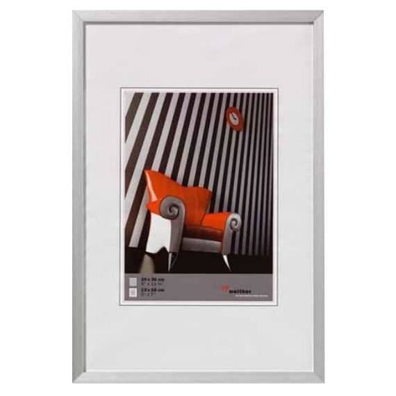 Stol - WALTHER - AJ045S - Aluminium - Silver - 300x450 mm