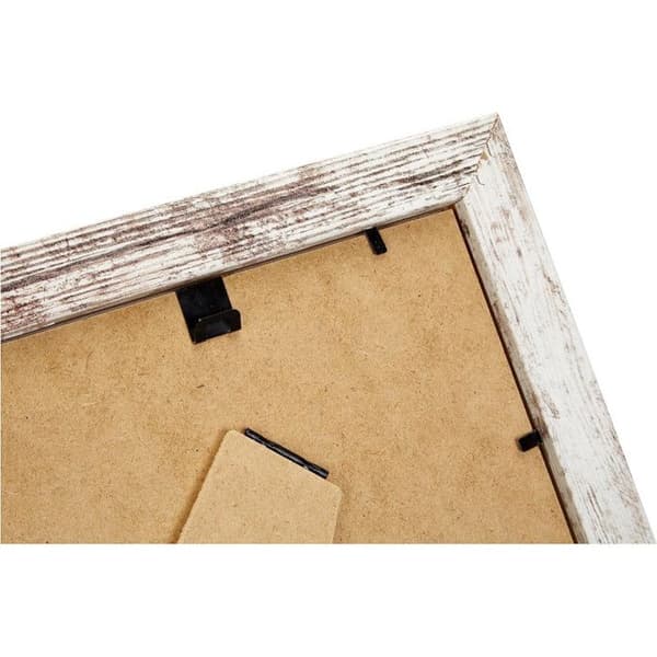 ZEP S.r.l. Nelson Lot med 6 Träramar i Shabby Chic Vitt 20 x 20 cm - V21206