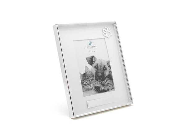 Zilverstad fotoram - 7553231 - Memory pet fotoram med tass 10x15 pp arg/laq