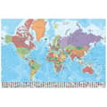 Miniatyrbild 1 av 4: Affisch Mapa Mundo Ita Fisico Politico
