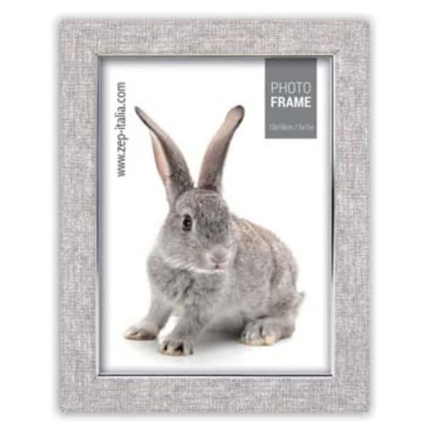 Ramfoto - Zep - Doneck - 13 x 18 cm - Ljusgrå - Plast och glas