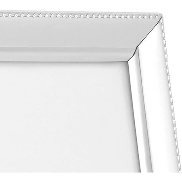 Zilverstad Ram för Foto med Smala Pärlor 13 x 18 cm Silver 132 x 15 x 183 cm - 7151231
