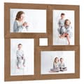 Miniatyrbild 1 av 2: Fotoram för 4x(10x15 cm) bilder ljusbrun MDF