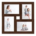 Miniatyrbild 2 av 2: Fotoram för 4x(13x18 cm) bilder mörkbrun MDF