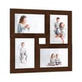Miniatyrbild 1 av 2: Fotoram för 4x(13x18 cm) bilder mörkbrun MDF