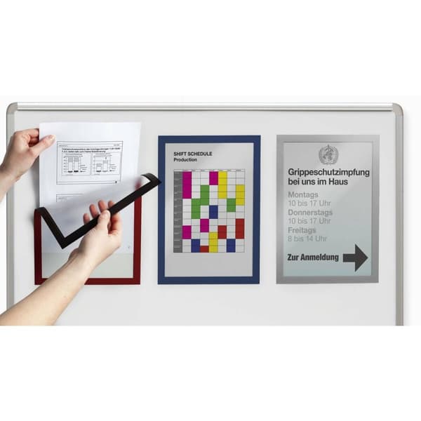 Magneettinen valokuvakehys Durable Duraframe Magnetic A3 Musta