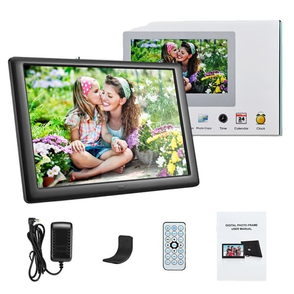 Digital Fotoramme, 1280 x 800 Opløsning, Videoafspilning,10 tommer, EU stik