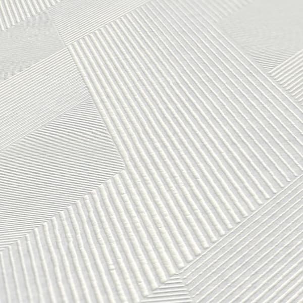 A.S. Création non-woven tapet att måla Meistervlies tapet 25,00 m x 1,06 m vit Tillverkad i Tyskland 938731 93873-1