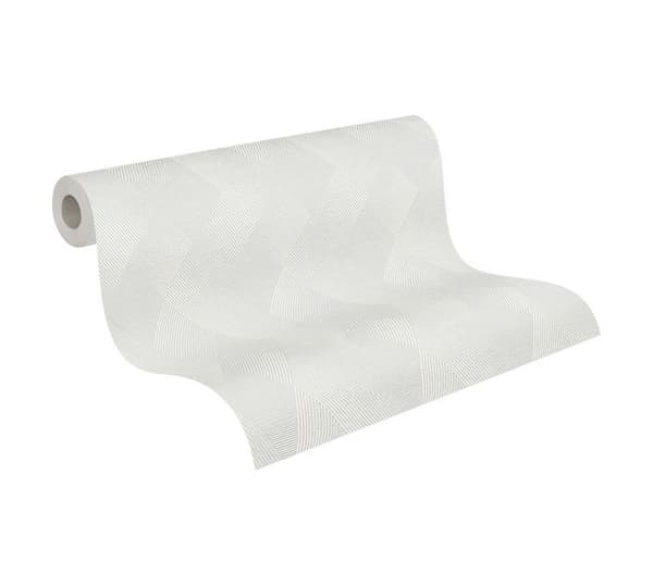 A.S. Création non-woven tapet att måla Meistervlies tapet 25,00 m x 1,06 m vit Tillverkad i Tyskland 938731 93873-1