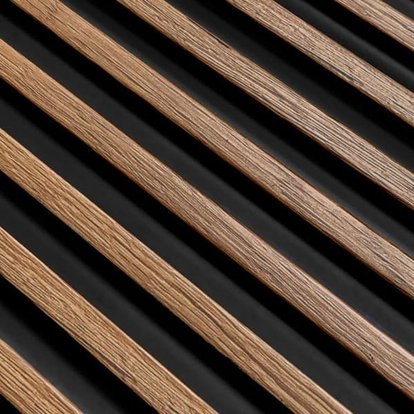 PROVISTON Akustiska 3D väggpaneler Kit 12 x 120 x 2700 mm per panel Klassisk Ek Hög kvalitet Robust Hållbar 15 bitar...