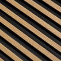 Miniatyrbild 2 av 5: PROVISTON Akustiska väggpaneler 3D Kit 12 x 120 x 2700 mm per panel Ek naturlig Hög kvalitet Robust Hållbar 14 stycken...