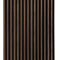 Miniatyrbild 5 av 6: PROVISTON Akustiska väggpaneler 3D Kit 12 x 120 x 2700 mm per panel Mörk ek Hög kvalitet Robust Hållbar 11 stycken