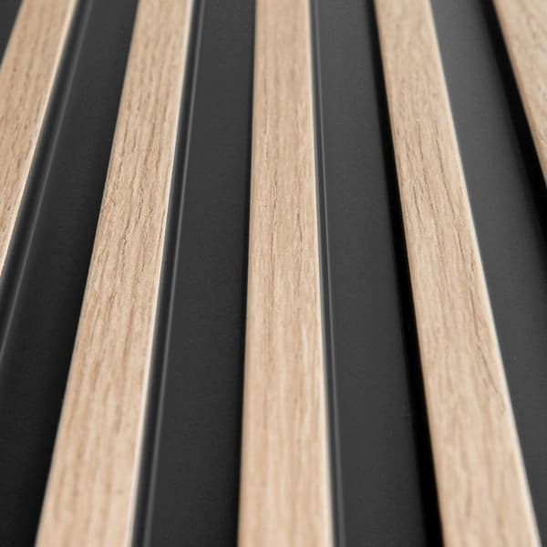 PROVISTON Akustiska 3D väggpaneler Kit 12 x 120 x 2700 mm per panel Ljus ek Högkvalitativ Robust Hållbar 9 bitar...