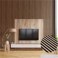 Miniatyrbild 1 av 5: PROVISTON Akustiska väggpaneler 3D Kit 12 x 120 x 2700 mm per panel Ljust ek Av hög kvalitet Robust Hållbar 13 stycken...