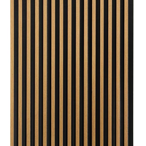 PROVISTON 3D väggpaneler 2700 x 120 mm Ek Natur Akustisk panel