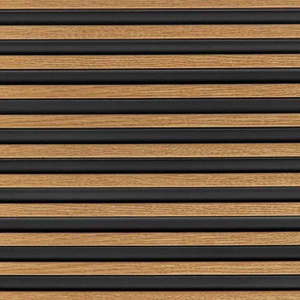 PROVISTON 3D väggpaneler 2700 x 120 mm Ek Natur Akustisk panel
