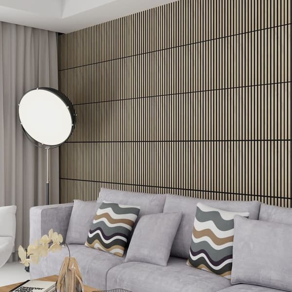 PROVISTON Akustiskt väggpanel 600 x 1200 mm MDF Akustiska paneler 3D olika. Design