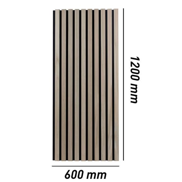 PROVISTON Akustiskt väggpanel 600 x 1200 mm MDF Akustiska paneler 3D olika. Design