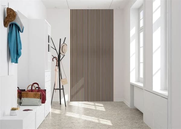 Neuhofer Akustikpaneler MDF Naturlig ek Olika dimensioner 3D Vägghängande ljudisolerande panel 570 x 570 mm