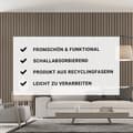 Miniatyrbild 5 av 5: Neuhofer Akustikpaneler MDF Naturlig ek Olika dimensioner 3D Vägghängande ljudisolerande panel 570 x 570 mm