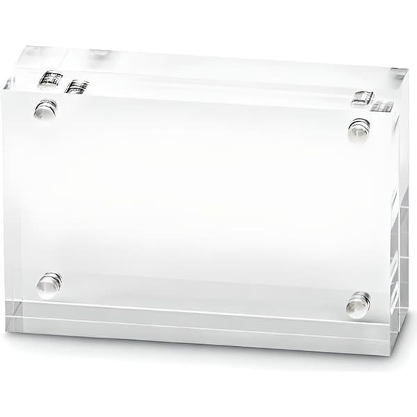 ram - foto i transparent premium akryl 7,5 x 5 x 2 cm