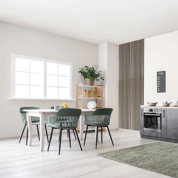 PROVISTON Akustiskt väggpanel 600 x 1200 x 21 mm MDF 3D akustiska paneler olika s Ljus ek