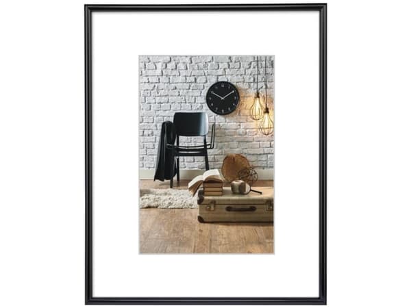 Hama Sevilla, Enkel tavelram, Plast, Svart, 18 x 24 cm, 297 mm, 17 mm