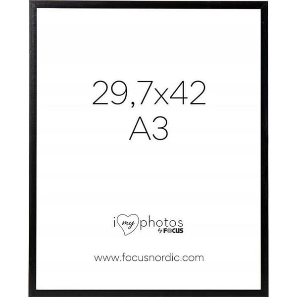 Ramm bild Focus Ramm svart Soul 29,7x42 (A3)