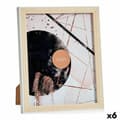 Miniatyrbild 1 av 2: Fotoram Trä Brun Vit Plast Glas (22,6 x 2 x 27,6 cm) (6 antal)