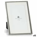 Miniatyrbild 1 av 2: Fotoram Glas Silvrig Stål (13,5 x 18 x 11 cm) (12 antal)