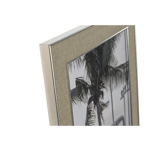 Fotoram Home ESPRIT Silvrig Glas polystyren 25,5 x 1,5 x 30,5 cm