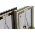 Miniatyrbild 2 av 3: Fotoram Home ESPRIT Svart Grön Naturell Glas Trä MDF Skandinavisk 26,5 x 2 x 31,5 cm (2 antal)