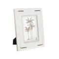 Miniatyrbild 1 av 4: Fotoram Home ESPRIT Vit Gyllene Mässing Marmor Naturell Shabby Chic 20 x 2 x 25 cm
