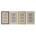 Miniatyrbild 1 av 3: Fotoram Home ESPRIT Vit Brun Beige Naturell Glas polystyren Skandinavisk 26 X 2 X 44 cm (4 antal)