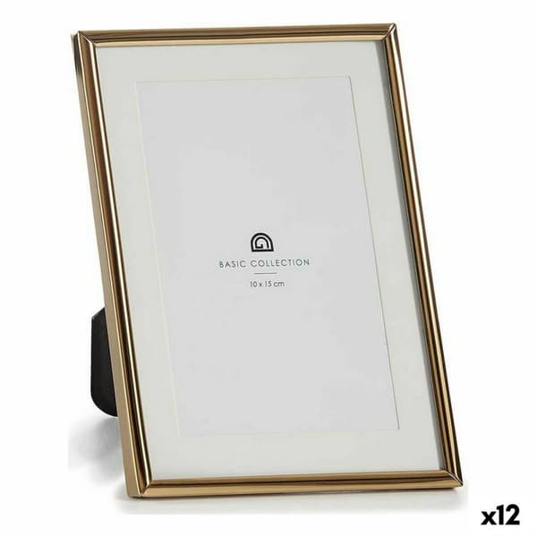 Fotoram MS610001-MAT GOLD Gyllene Glas Stål (12 antal)