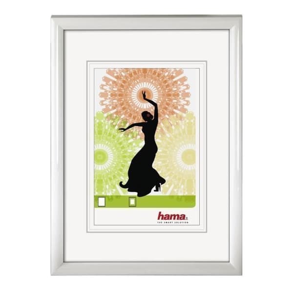 Hama Madrid, Plast, Vit, Enkel fotoram, 15 x 20 cm, Rektangulär, Reflekterande